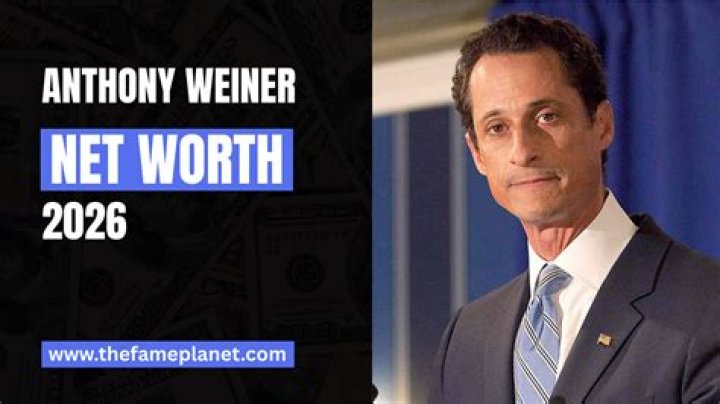 anthony weiner net worth