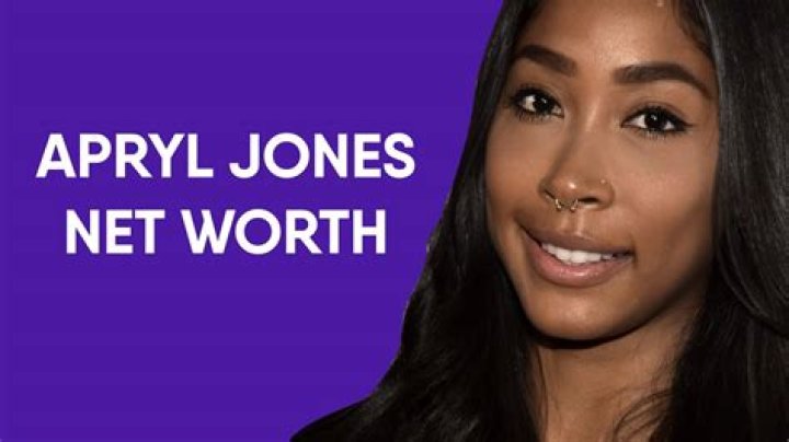 apryl jones net worth apryl jones net worth