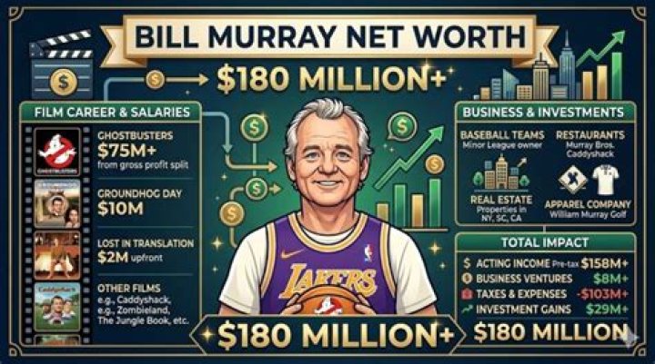 Bill Murray net worth salary, house, car