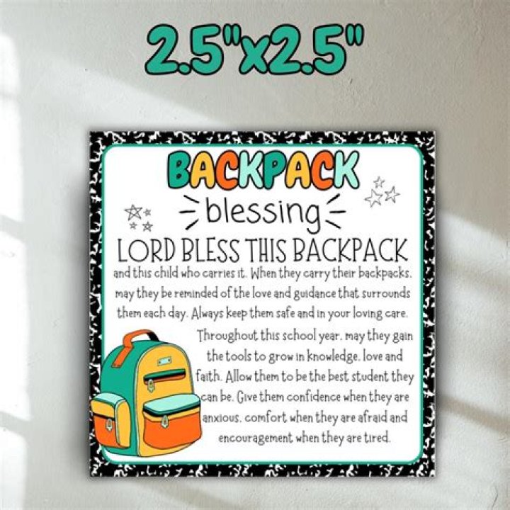 Blessings in a Bag-pack Blessings in a Bag-pack