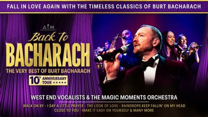 Burt Bacharach performing at a concert
