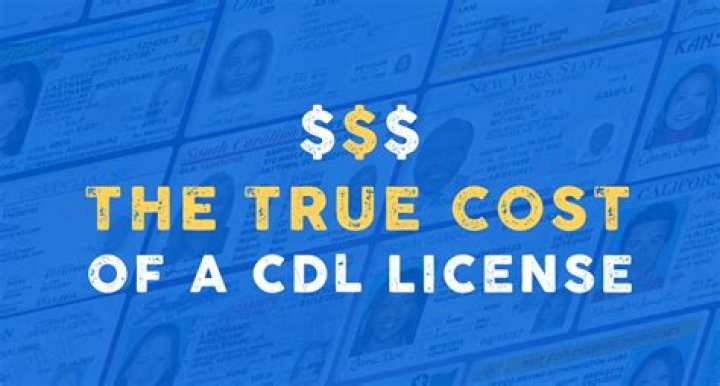 CDL License Cost