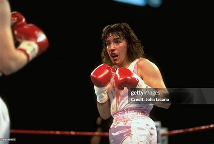 Christy Martin in action Christy Martin in action
