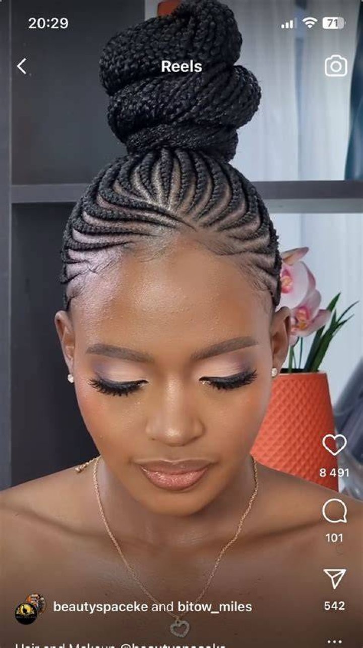 Cornrow Braid Updo: A Stylish and Versatile Hairstyle for Every Occasion