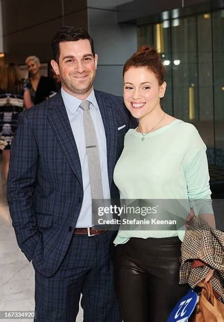 Dave Bugliari and Alyssa Milano Dave Bugliari and Alyssa Milano