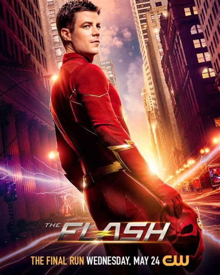 Grant Gustin in action