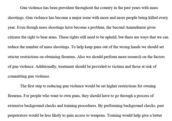 Gun Control Discussion Gun Control Discussion