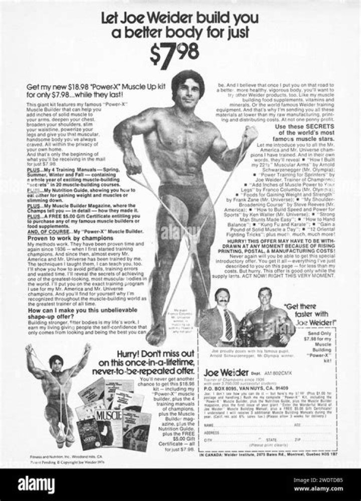 joe weider accomplishments