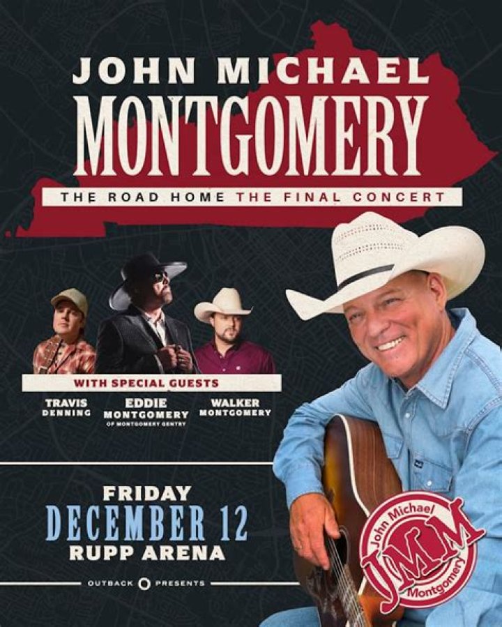 John Michael Montgomery with his family John Michael Montgomery with his family