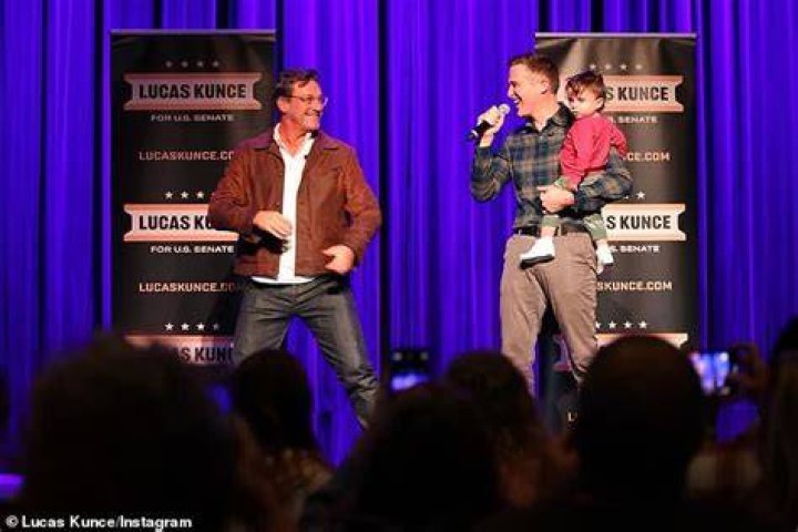 Jon Hamm is Supported by Girlfriend Anna Osceola at 'Confess, Fletch