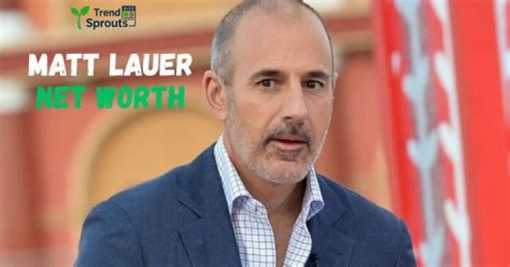 Matt Lauer Net Worth 2021 Career, Family, Divorce A