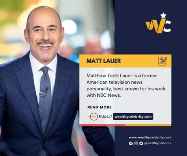 Matt Lauer Net Worth Short bio, age, height, weight 2017 Update