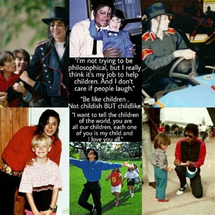 Michael loved kids. Michael love, michael,