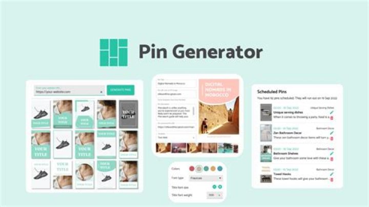 Pin page