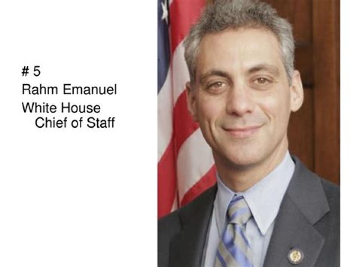 Rahm Emanuel White House Chief of Staff Rahm Emanuel White House Chief of Staff