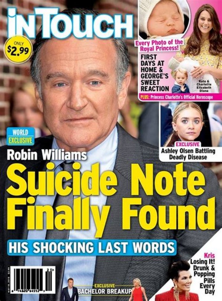 Robin Williams Suicide Note Found His Last Words Revealed? Celeb