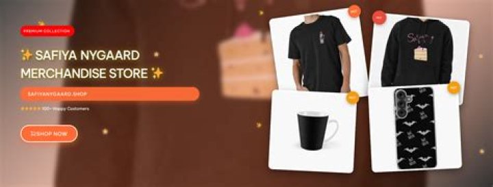 Safiya Nygaard merchandise sales