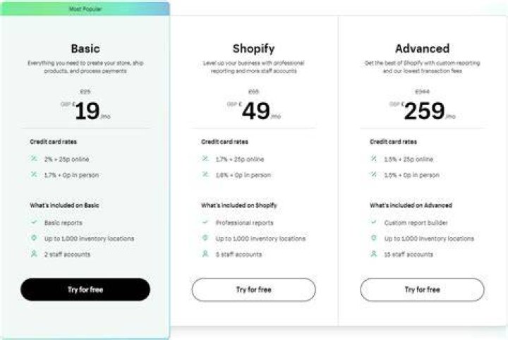 Shopify Costs