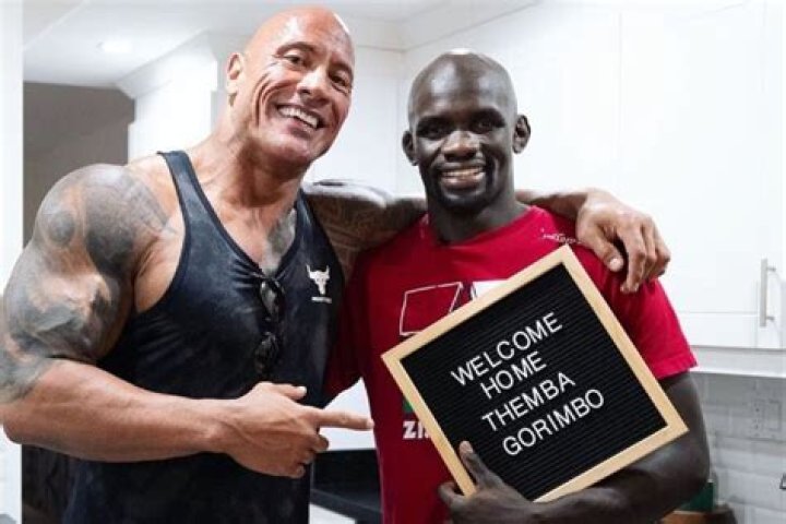 Themba Gorimbo and Dwayne Johnson Friendship